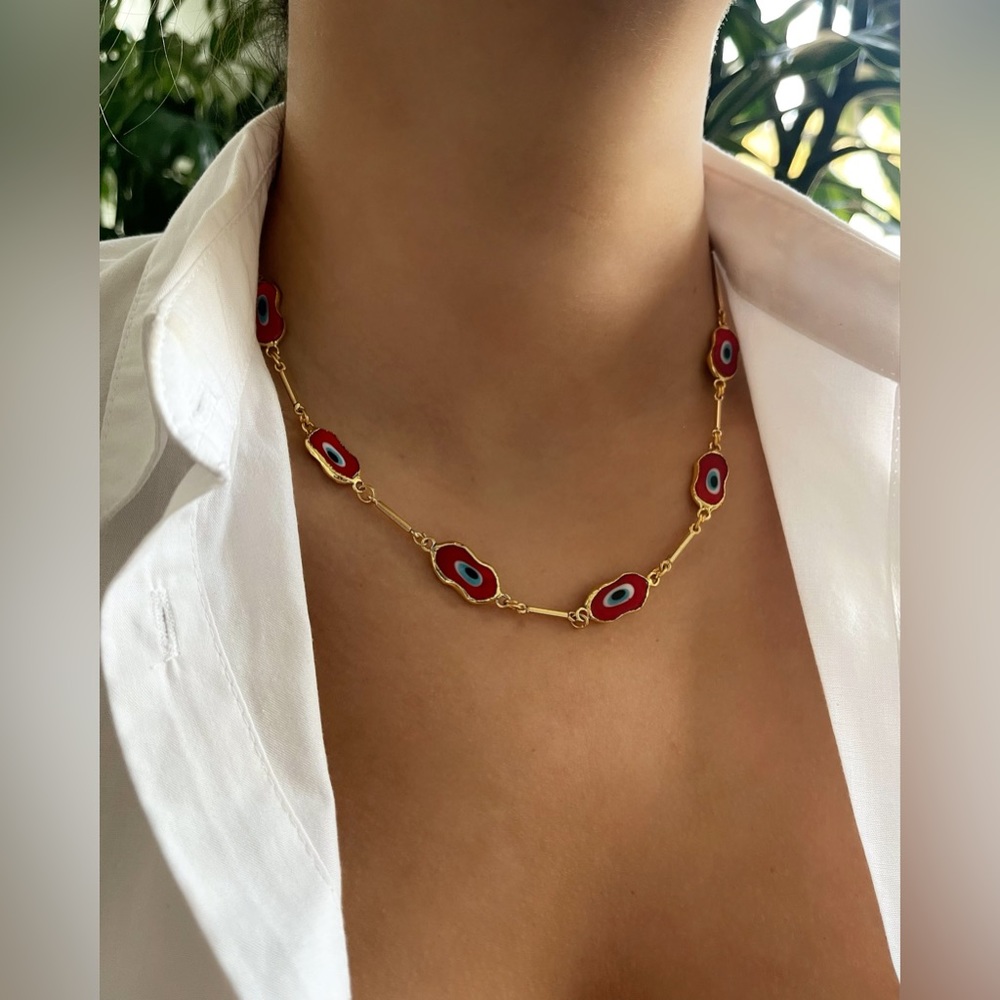 Evil eye necklace